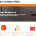Страница "Начало" на сайта Better Sanding Flooring
